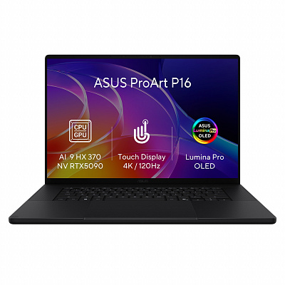 ASUS ProArt P16/H7606WX-OLED081XZ/AI9-HX370/16"/4K/T/64GB/2TB/RTX 5090/W11P/Black/2R