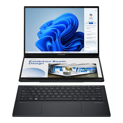 ASUS Zenbook Duo 14 OLED/UX8406CA-OLED304WZ/U9-285H/14"/WUXGA/T/32GB/1TB/Intel int/W11H/Gray/2R