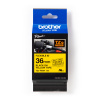 Brother TZ-FX661 / TZe-FX661 Pro Tape, 36mm x 8m, flexi, testo nera / nastro giallo, nastro originale