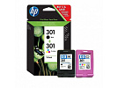 HP 301 N9J72AE nero/colore (black/color) cartuccia originale, scaduto