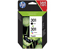 HP 301 N9J72AE nero/colore (black/color) cartuccia originale, scaduto