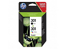 HP 301 N9J72AE nero/colore (black/color) cartuccia originale, scaduto