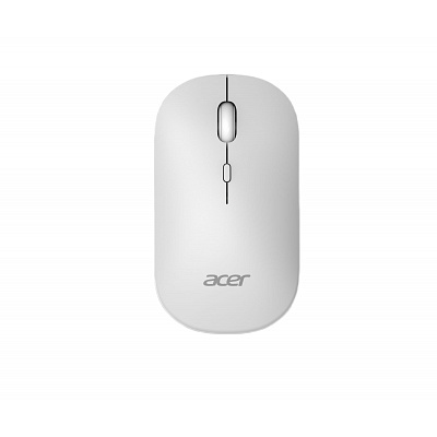 Acer AMR130/Ergonomico/Ottico/1 600 DPI/USB+BT/Bianco