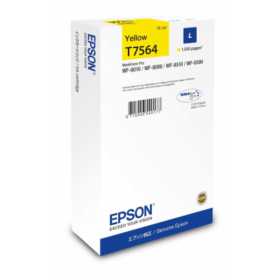 Epson T7564 L C13T75644N giallo (yellow) cartuccia originale