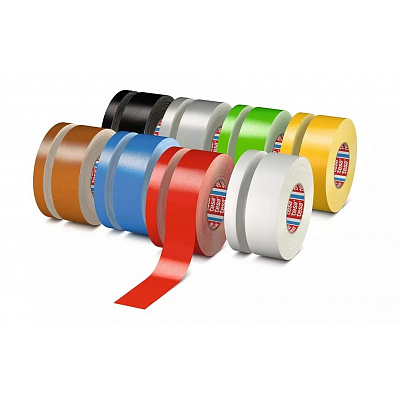 Tesa 4651, nastro in tessuto giallo, 50 mm x 50 m