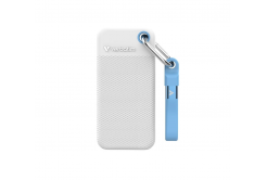 VERBATIM externí SSD 1TB Pocket SSD, USB-C, Bílá