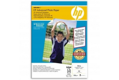 HP Advanced Glossy Photo Paper Q5456A, 250 g/m2, A4, 25pz, lucido, bianco, carta fotografica