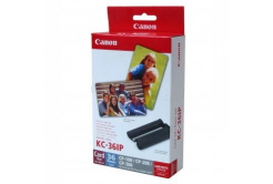 Canon 7739A001 KC-36IP, carta fotografica 86x54mm 36pz lucido, bianco