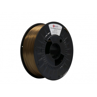 C-Tech 3DF-P-SPLA1.75-BRONZE 3D filamento, PREMIUM LINE, Silk PLA, 1,75mm, 1000g, Bronzo (Bronze)