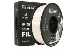 Smart Print FG-S184-E1, 3D filamento, PLA Silk, 1,75mm, 1000g, Bianco (Glamour)