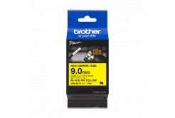 Brother HSe-621E Pro Tape, 9 mm x 1.5. m, testo nera / nastro giallo , nastro originale