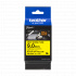 Brother HSe-621E Pro Tape, 9 mm x 1.5. m, testo nera / nastro giallo , nastro originale
