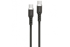 Powerton ENERGY DARK EDITION Kabel USB-C, 100W, 1m, silikonový, černý