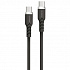 Powerton ENERGY DARK EDITION Kabel USB-C, 100W, 1m, silikonový, černý