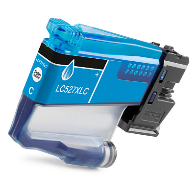 Brother LC-527XL C ciano (cyan) cartuccia compatibile