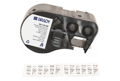 Brady M4-128-498 / 170792, 48.26 mm, Vinyl, testo nera / sfondo bianco