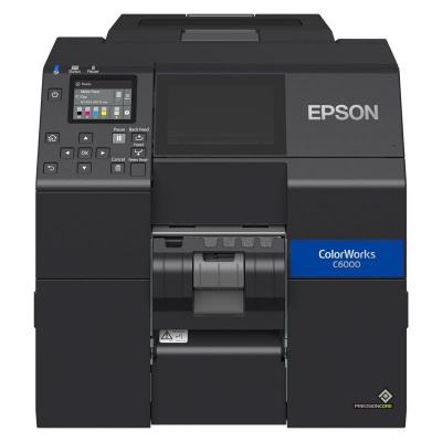 Epson ColorWorks C6000Pe (mk) C31CH76202MK, colore stampante di etichette, peeler, disp., USB, Ethernet, black