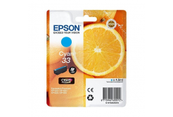 Epson T33424012, T33 ciano (cyan) cartuccia originale