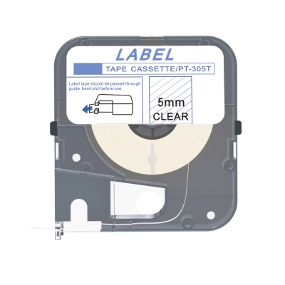 Max LM-305T, 5mm x 8m, trasparente nastro compatibile