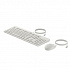 HP 225 G2 Wired Mouse Keyboard White set tastiera USB-A CZ/SK, bianca con mouse cablato USB-A, a tre zone, tipo USB-A