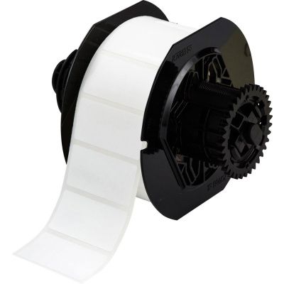 Brady B33-17-423 / 143087, Polyester Labels for the BBP33 Printer, 50.80 mm x 25.40 mm, , 