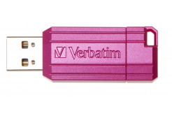 Verbatim 49067 Flash Drive Hi-Speed Store 'n' Go, 16GB, Pinstripe, USB 2.0, Rosa shocking