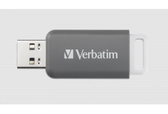VERBATIM Flash Disk 128GB DataBar USB 2.0 Drive, grigio