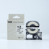 Epson HTS12KW, 12mm x 8m, testo nera / sfondo bianco, nastro compatibile