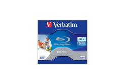 Verbatim 43735 BD-R Dual Layer, Jewel box, 50GB, 6x, con opzione di stampa