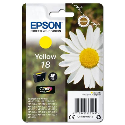 Epson 18 C13T18044012 giallo (yellow) cartuccia originale