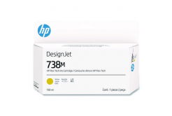 HP 738M A24VPA giallo (yellow) cartuccia originale