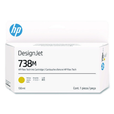 HP 738M A24VPA giallo (yellow) cartuccia originale
