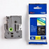 Brother TZ-315 / TZe-315, 6mm x 8m, testo bianco / sfondo nera, nastro originale