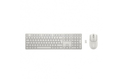 HP 495C Multi-Device Keyboard klávesnice bezdrátová CZ, bílá Dual Mode
