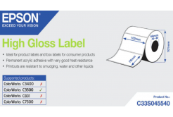 Epson C33S045540 label roll, normal paper, 102x76mm