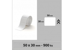 Niimbot 1EA01204102, 50x30mm, 900 pz, etichette adesive bianche