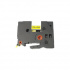 Nastro compatibile con Brother FLE-6511 / FLC-62511, 21 x 45 mm, 72 pz, testo nera / sfondo giallo