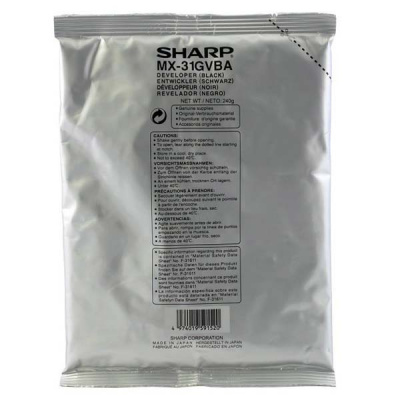 Sharp MX31GVBA nero (black) developer originale