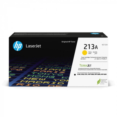 HP 213A W2132A giallo (yellow) toner originale
