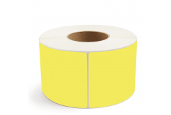 Autoadesive PP (polipropilene) etichette, 69x48mm, 1500pz per TTR, giallo, rotolo