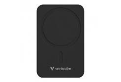 Verbatim 32223 power bank con ricarica wireless, 5V, 20000mAh, nero