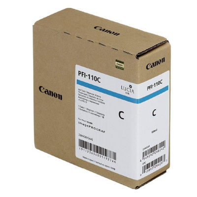 Canon PFI110C 2365C001 ciano (cyan) cartuccia d'inchiostro originale