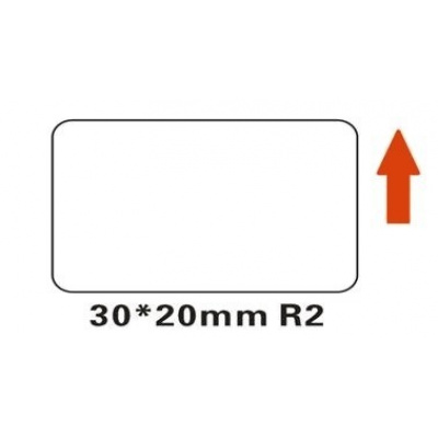 Niimbot A2A88658501, 30x20mm, 320pz, bianco etichette autoadesive