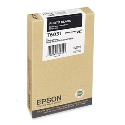 Epson T603100 foto nero (photo black) cartuccia originale