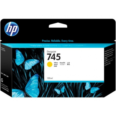 HP 745 F9J96A giallo (yellow) cartuccia originale