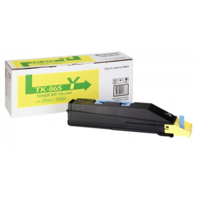 Kyocera Mita TK-865Y giallo (yellow) toner originale