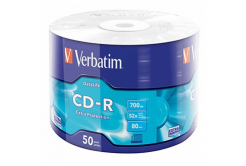 Verbatim 43787 CD-R Data Life Extra Protection, 50-confezione Wrap, 700MB, 52x, 80min., 12cm, senza opzione di stampa