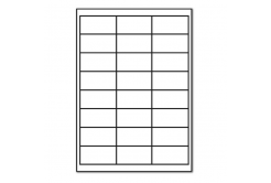 Etichette autoadesive 64,6 x 33,8 mm, 24 etichette, A4, 100 fogli