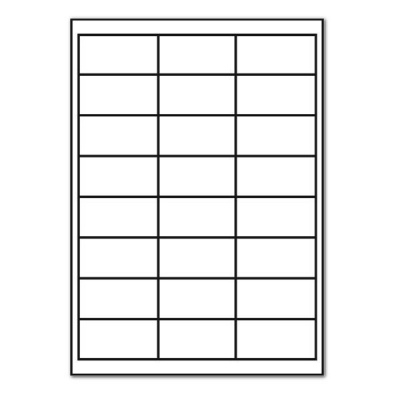 Etichette autoadesive 64,6 x 33,8 mm, 24 etichette, A4, 100 fogli