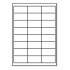 Etichette autoadesive 64,6 x 33,8 mm, 24 etichette, A4, 100 fogli